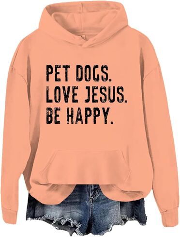 Pet Dogs Love Jesus Be Happy Sweatshirt, Pet Dogs Love Jesus Be Happy Hoodie in Saudi Arabia