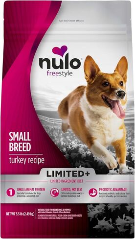 طعام الكلاب Nulo FreeStyle ذو المكونات المحدودة، وصفة سمك السلمون عالية البروتين، طعام الكلاب الجاف الطبيعي الخالي من الحبوب للكلاب البالغة والجراء التي لديها حساسيات غذائية، بروتين حيواني واحد، كيس بوزن 24 رطل in Kuwait