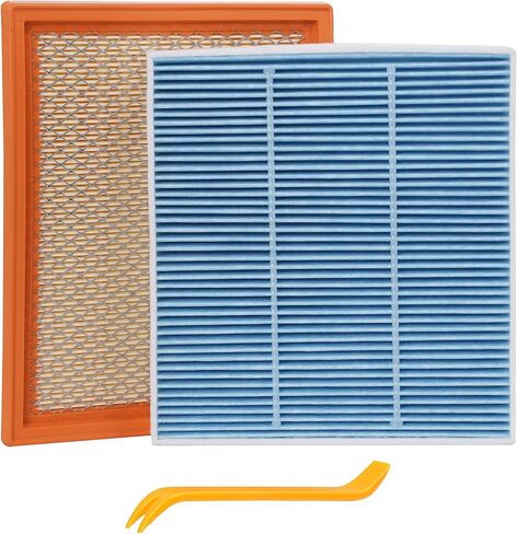 Engine Air Filter&Cabin Air Filter Combo Pack-Compatible with Nissan Pathfinder 3.5L Gas 2022 2023 2024 2025/INFINITI QX60 3.5L Gas 2022 2023 2024 2025-CF12552&CA12931 in Kuwait