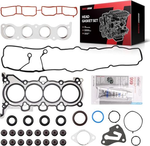 مجموعة حشية رأس Torchbeam مع مسامير الرأس ES72198 مناسبة لـ Altima 2002-2006، Sentra 2002-2006، مجموعة حشيات رأس اسطوانة المحرك in Kuwait