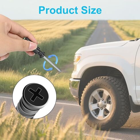 40pieces of tire Repair Rubber Bolts, tire Screw Plug Quick Repair Tool, Vacuum tire Repair kit with Spiral Rubber Bolts, Suitable for Various Types of Vacuum Tires in Saudi Arabia