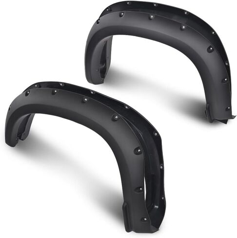DOTCOM Fender Flares 4PCS Compatible with Chevy Silverado GMC Sierra 1999-2006/Suburban & Yukon XL 2000-2006/Avalanche 2002-2006 68.4"/78"/69.2"/96" Bed Smooth Factory Style Wheel Flares Set in Saudi Arabia