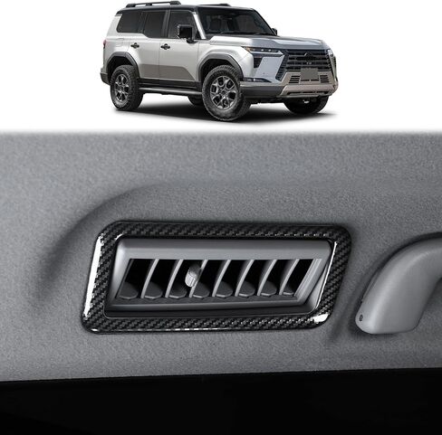 Roof Air Outlet Suitable for 2024 2025 2026 Lexus Gx550 & 550h Stainless Steel Material Internal Upgraded Accessories lexus gx 550 accessories (Carbon Fiber) in Kuwait