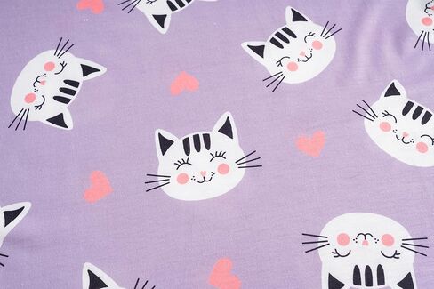 Vopmocld Big Girls Long Sleeve Long Pants Pajama Sets Cute Patterns Jammies Cotton Blend Wavy Sleepwear with Pockets in Saudi Arabia