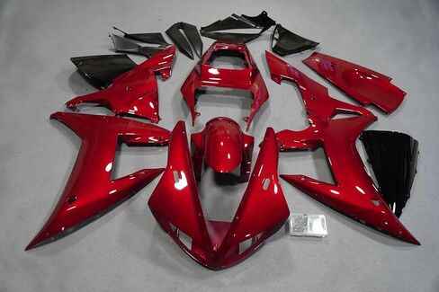 ZXMOTO Motorcycle Fairing Kit for 2002 2003 Yamaha YZF R1 Injection ABS Plastic Bodywork Fairings Candy Red in Saudi Arabia