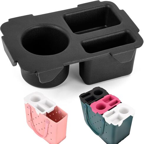 Topper Tray for Large & Medium Bogg Bag - EVA Cup Holder fits Stanley 30/40 oz, Beach Bag Insert Divider and Organizer Accessories in Saudi Arabia