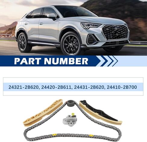 مجموعة أدوات سلسلة التوقيت 24321-2B620 مناسبة لكيا فورتي كوب 2014-2016 لـ Forte5 2014-2018 لـ أوبتيما 2016-2019 لريو 2012-2017 لـ Soul 2012-2018 G4FJ G4FD in Saudi Arabia