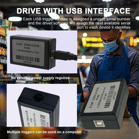 مشغل درج النقود USB، مناسب للاتصال المباشر بالكمبيوتر in Kuwait