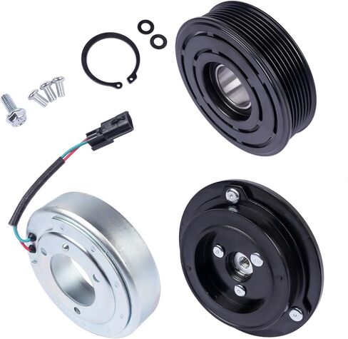 GELUOXI AC Compressor Clutch Repair Assembly Replacement for Infiniti JX35 QX60 Nissan Quest Maxima Murano 3.5L 2009-2015 CO 29148C 7512742 in Saudi Arabia