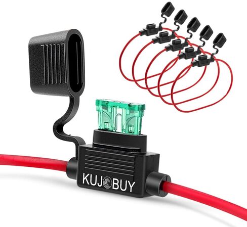 12 AWG حامل الصمامات المضمنة 12 فولت ترقية 12 AWG حامل الصمامات المقاوم للماء مع صمامات السيارة القياسية 2A 3A 5A 7.5A 10A 15A 20A 25A 30A في حامل الصمامات الخطية 12 فولت لحاملي السيارات البحرية Mini 30 AMP 5 قطع in Saudi Arabia