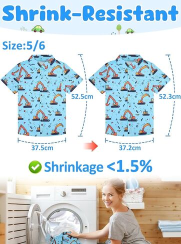 Boys Hawaiian Short Sleeve Button Down Shirt, for Toddler, Size 3T 4T 5 6 7 9 10 11 12 13 14 15 in Kuwait