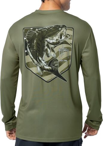 Guy Harvey Men's Eco Cast Perfomance Sun Protection Long Sleeve Top in Saudi Arabia