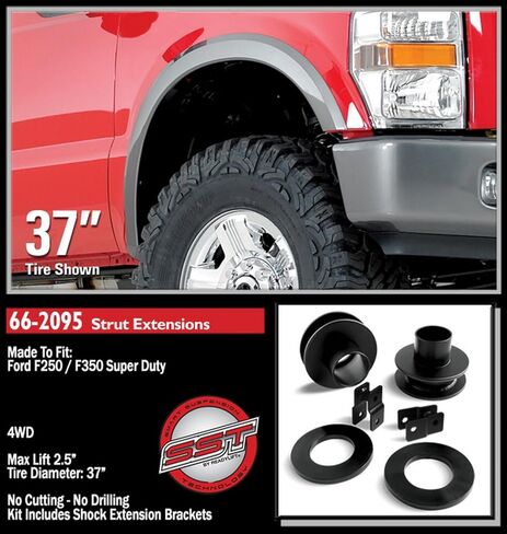 Readylift 66-2095 2.5" Leveling Kit for F250/F350/F450 4WD, For Tires Up to 37" in Saudi Arabia