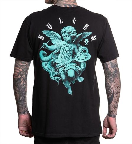 Sullen Men's Once Bitten Artist Series Tattoo Lifestyle Graphic Premium Cotton Short Sleeve Tee in Saudi Arabia
