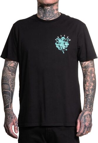 Sullen Men's Once Bitten Artist Series Tattoo Lifestyle Graphic Premium Cotton Short Sleeve Tee in Saudi Arabia