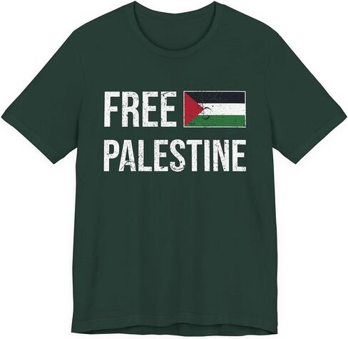Palestinian Flag Free Palestine The Free Gaza T-Shirt Men Women in Saudi Arabia