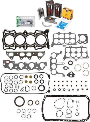 Evergreen SA-5494168765-4 Full Gasket Set Bearings Rings Fit 94-97 Honda Accord F22B2 F22B6 in Saudi Arabia