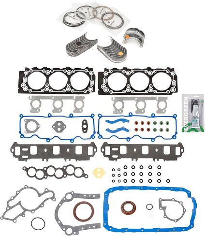 Evergreen SA-5494198120-7 Full Gasket Set Bearings Rings Compatible With/For 96-00 Ford Windstar Taurus Mercury Sable 3.0L in Saudi Arabia