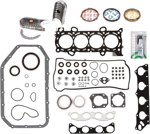 Evergreen SA-5494199592-4 مجموعة حشية كاملة محامل حلقات متوافقة مع/لـ 06-07 Honda 2.4L DOHC K24Z1 K24A2 K24A8 in Kuwait