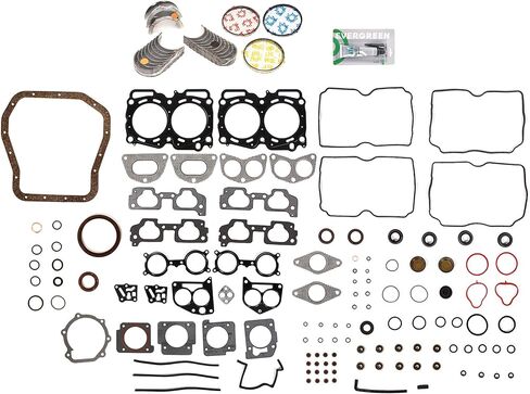 Evergreen SA-3129800806-5 Full Gasket Set Bearings Rings Compatible With/For 06-11 Subaru Impreza Legacy Outback 2.5L SOHC in Saudi Arabia
