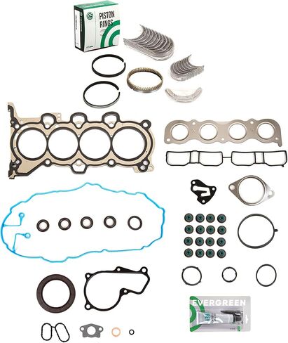 Evergreen SA-9761228780-2 Full Gasket Set Bearings Rings Compatible With/For 11-16 Hyundai Kia Elantra 1.8L 2.0L DOHC in Saudi Arabia