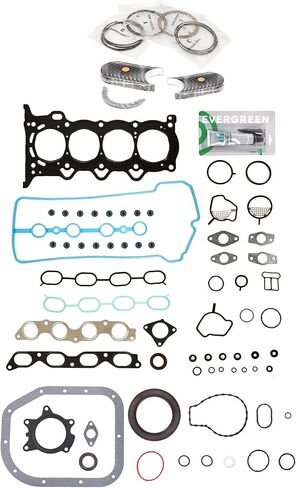 Evergreen SA-5494199080-3 مجموعة حشية كاملة حلقات محامل متوافقة مع/لـ 07-15 Toyota Yaris 1.5L DOHC in Saudi Arabia