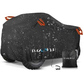 ATV Cover Waterproof Heavy Duty 4 Wheeler Cover Quad Cover All Season Weather Proof Outdoor UV Protection for Polaris Kawasaki Yamaha Honda 59x39x39 inch(Youth)