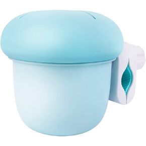 Universal Cup Holder, Stroller, Bicycle, Wheelchair, Walker, Scooter, Automobile Universal Beverage Holder, Large-Caliber Design Cup Holder, 360-degree Rotating Cup Holder, Blue