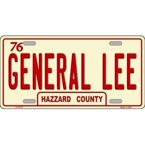 General Lee Metal Novelty License Plate LP-8716