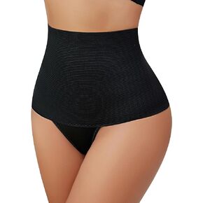 Avidlove Women's Shapewear Tummy Control Thong Mid Waist Shaping Underwear Panty Girdle Body Shaper Brief