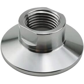 1.5" Tri Clamp to FNPT Female Adapter SS304 Stainless Steel Tri Clover Adaptor Connector Pipe Fittings (1" x 1.5"TC)