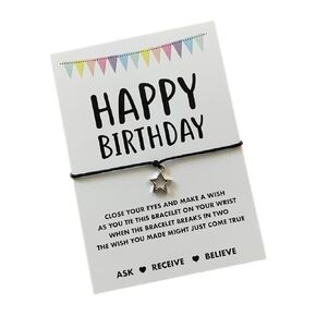 Birthday bracelet | Gift for birthday | Birthday wish bracelet | Gift to say happy birthday | Birthday present