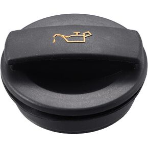 Car Engine Fuel Tank Cap Gas Oil Filler Plug Cover Replace 06C103485P 03C103485A for Volkswagen Golf 2010-2012 for Audi A4 A5 A6 Valve Oil Cap Black