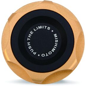 Mishimoto MMOFC-SUB-GD Oil Filler Cap Fits Subaru Gold