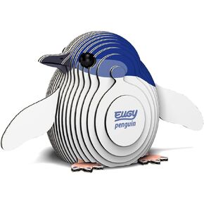 Eugy Penguin 3D Puzzle, 25 Piece Eco-Friendly Educational Toy Puzzles for Boys, Girls & Kids Ages 6+