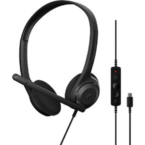 EPOS C1 High-Fidelity USB-C Headset - Crystal-Clear Audio Quality, Exceptional Noise Reduction Mic, Ergonomic Design for Extended Wear, Chromebook Certified for Seamless Integration