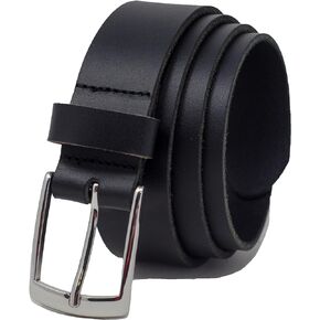 Ashford Ridge Made in England 34mm Full Grain Leather Belt with Classic Buckle