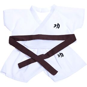 Karate w/5 Color Belts Outfit Teddy Bear Clothes Fit 14" - 18" Build-A-Bear, Vermont Teddy Bears, and Make Your Own Stuffed Animals