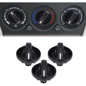 Lecctso 3PCS AC Heater Blower Fan Control Knob, HVAC Control Knob Replace # 55905-0C010 for Toyota Tundra Accessories Climate Temperature Control Knob Compatible with Toyota Tundra 2000-2006