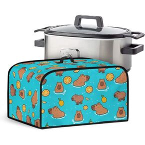 Beach Starfish Slow Cooker Cover Compatible with Crock Pot 6-8 qt Crock Pot Cover with Handle and Pocket Appliance Cover Anti-Static Anti-Stain Insulated Protector