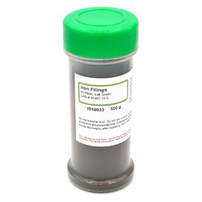 Innovating Science Coarse Iron Filings, 1.1lb (500g), Laboratory-Grade, Made in USA and MSDS Available - The Curated Chemical Collection