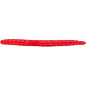 Gary Yamamoto 5" SENKO RED W/ LARGE BLACK & RED FLAKE (10 PACK)