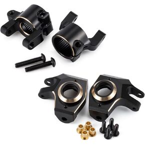 SCX10 II Brass Weights C Hub 30g Caster Blocks 96g Steering Knuckles for Front Axle for 1/10 RC Crawler AR44 Axial SCX10 Upgrades