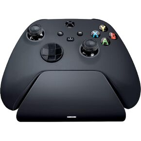 Razer Universal Quick Charging Stand for Xbox Series X|S: Magnetic Secure Charging - Perfectly Matches Xbox Wireless Controllers - USB Powered - Carbon Black (Controller Sold Separately)