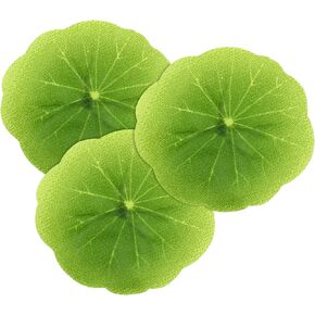 PRETYZOOM 30pcs Mini Artificial Floating Foam Lotus Leaves Lily Pads Artificial Foliage Pond Decor for Pond Pool Home Aquarium Decoration (2.36")