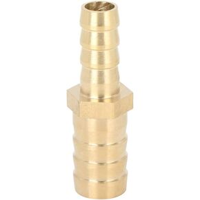 X AUTOHAUX 14mm to 10mm Brass Barb Hose Fitting Straight Connector Adaptor for Air Water Gas Oil