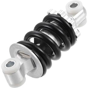 X AUTOHAUX Rear Shock Absorber 180mm 750lbs Rear Shock Damper for Gas Scooter Electric Bike Dirt Bike 47cc 49cc ATV Quad Mini Pocket Bike Silver Tone