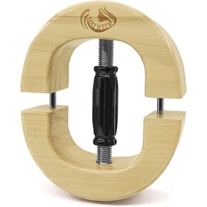 HAIBEIR Wood Hat Stretcher for Fitted Hats New Thickened Cowboy Hat Stretcher One Size 6-7/8 Fits All Hats for Men for Women Black