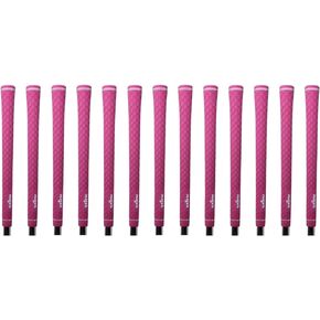 13 Majek Ladies Tour Pro Dark Pink Undersize Golf Grips