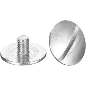 براغي Uxcell M3x4mm كبيرة جدًا ذات رأس مسطح، 5 قطع 304 مسامير رأس مستديرة من الفولاذ المقاوم للصدأ in Kuwait